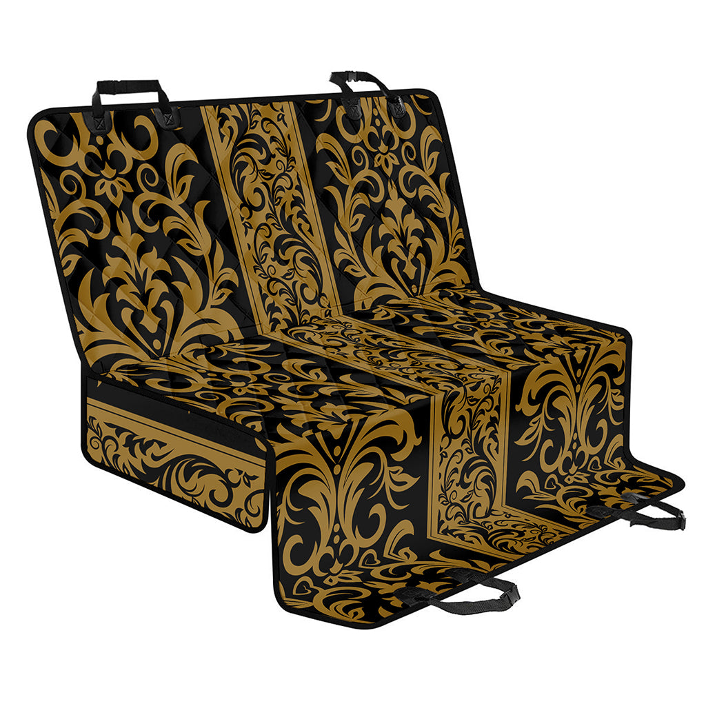 Ornamental Western Damask Print Pet Car Back Seat Cover