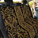 Ornamental Western Damask Print Pet Car Back Seat Cover