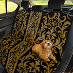 Ornamental Western Damask Print Pet Car Back Seat Cover