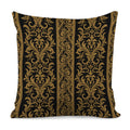 Ornamental Western Damask Print Pillow Cover