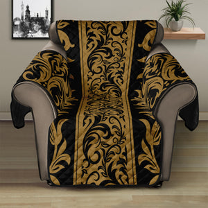 Ornamental Western Damask Print Recliner Protector