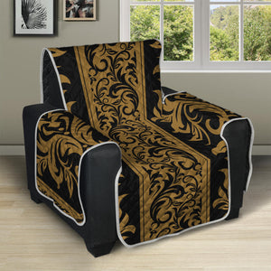 Ornamental Western Damask Print Recliner Protector