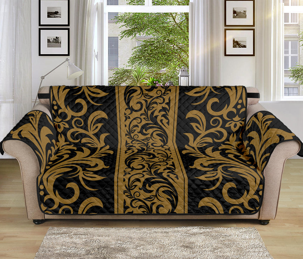 Ornamental Western Damask Print Sofa Protector