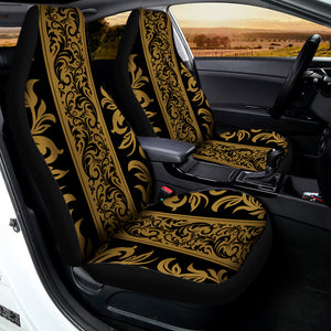 Ornamental Western Damask Print Universal Fit Car Seat Covers