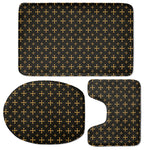 Orthodox Christian Pattern Print 3 Piece Bath Mat Set