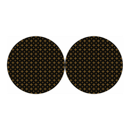 Orthodox Christian Pattern Print Car Coasters