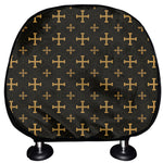 Orthodox Christian Pattern Print Car Headrest Covers