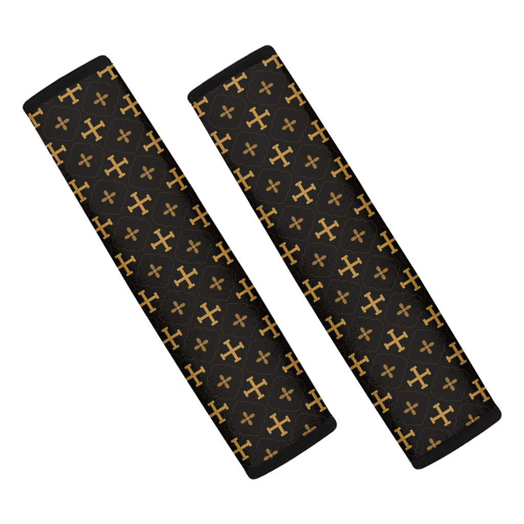 Orthodox Christian Pattern Print Car Seat Belt Covers