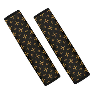 Orthodox Christian Pattern Print Car Seat Belt Covers