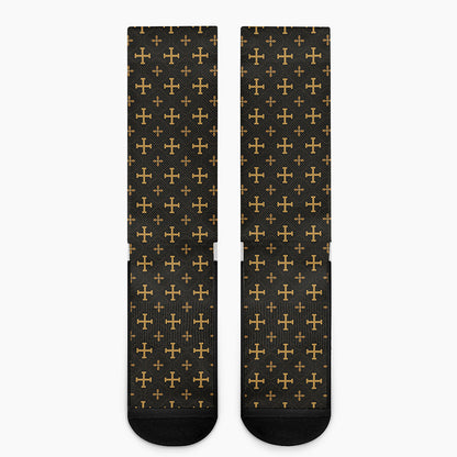 Orthodox Christian Pattern Print Crew Socks
