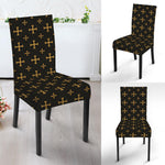 Orthodox Christian Pattern Print Dining Chair Slipcover