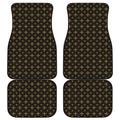 Orthodox Christian Pattern Print Front and Back Car Floor Mats