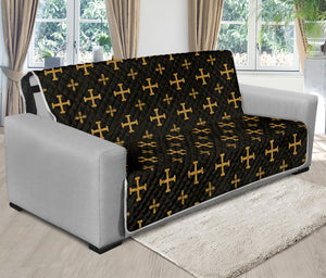 Orthodox Christian Pattern Print Futon Protector