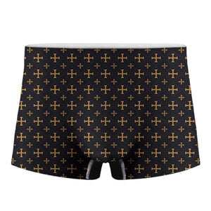 Orthodox Christian Pattern Print Men's Boxer Briefs