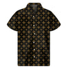 Orthodox Christian Pattern Print Men's Short Sleeve Shirt