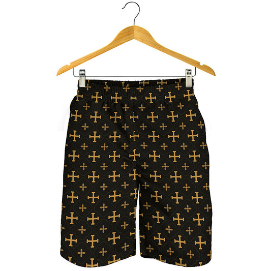 Orthodox Christian Pattern Print Men's Shorts