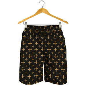 Orthodox Christian Pattern Print Men's Shorts