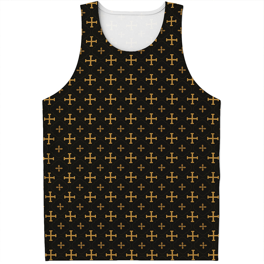 Orthodox Christian Pattern Print Men's Tank Top