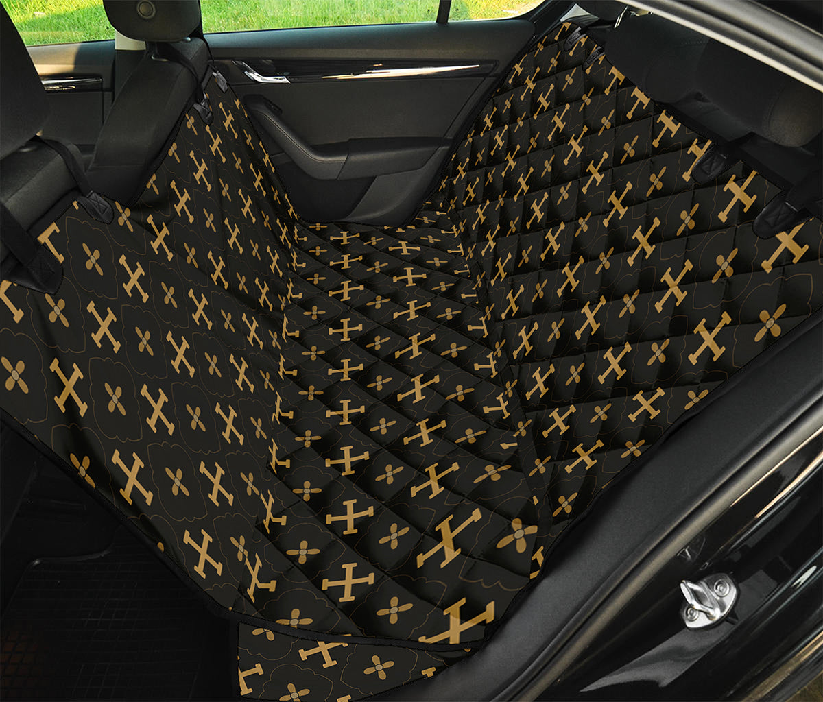 Orthodox Christian Pattern Print Pet Car Back Seat Cover