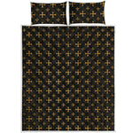 Orthodox Christian Pattern Print Quilt Bed Set