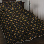 Orthodox Christian Pattern Print Quilt Bed Set