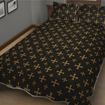 Orthodox Christian Pattern Print Quilt Bed Set