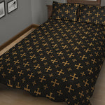 Orthodox Christian Pattern Print Quilt Bed Set