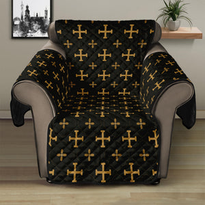 Orthodox Christian Pattern Print Recliner Protector