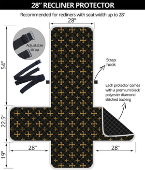 Orthodox Christian Pattern Print Recliner Protector