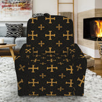 Orthodox Christian Pattern Print Recliner Slipcover