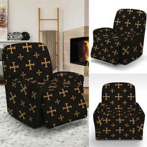 Orthodox Christian Pattern Print Recliner Slipcover