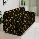 Orthodox Christian Pattern Print Sofa Cover