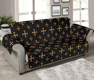 Orthodox Christian Pattern Print Sofa Protector