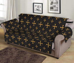 Orthodox Christian Pattern Print Sofa Protector