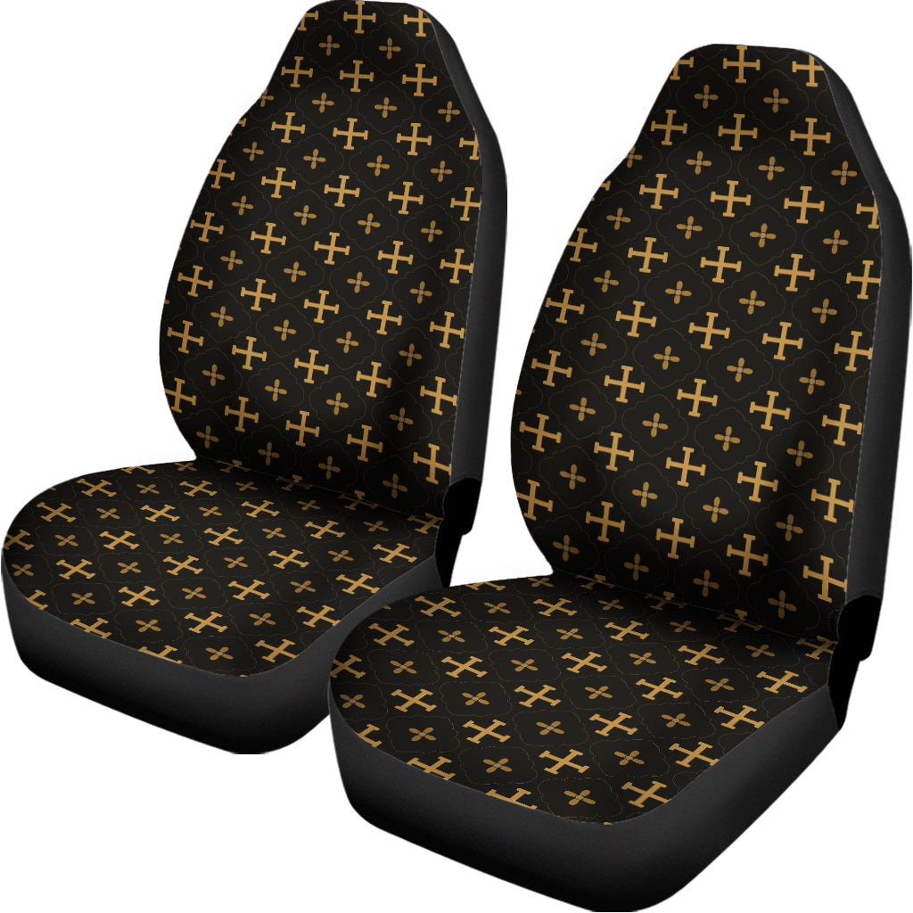 Orthodox Christian Pattern Print Universal Fit Car Seat Covers