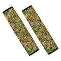 Outdoor Camping Pattern Print Car Seat Belt Covers