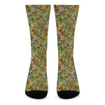 Outdoor Camping Pattern Print Crew Socks