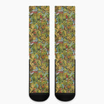 Outdoor Camping Pattern Print Crew Socks