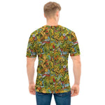 Outdoor Camping Pattern Print Men's T-Shirt