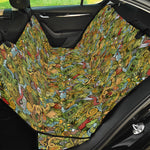 Outdoor Camping Pattern Print Pet Car Back Seat Cover