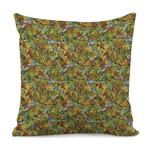 Outdoor Camping Pattern Print Pillow Cover