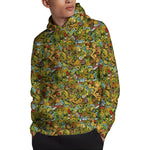 Outdoor Camping Pattern Print Pullover Hoodie