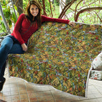 Outdoor Camping Pattern Print Quilt