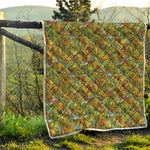 Outdoor Camping Pattern Print Quilt