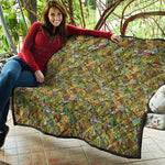 Outdoor Camping Pattern Print Quilt