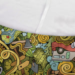 Outdoor Camping Pattern Print Sofa Cover