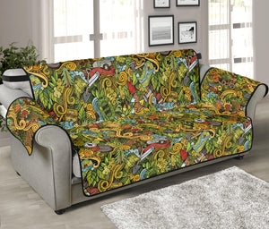 Outdoor Camping Pattern Print Sofa Protector