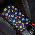 Owl And Star Pattern Print Car Center Console Cover