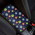 Owl And Star Pattern Print Car Center Console Cover