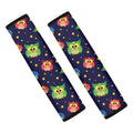 Owl And Star Pattern Print Car Seat Belt Covers